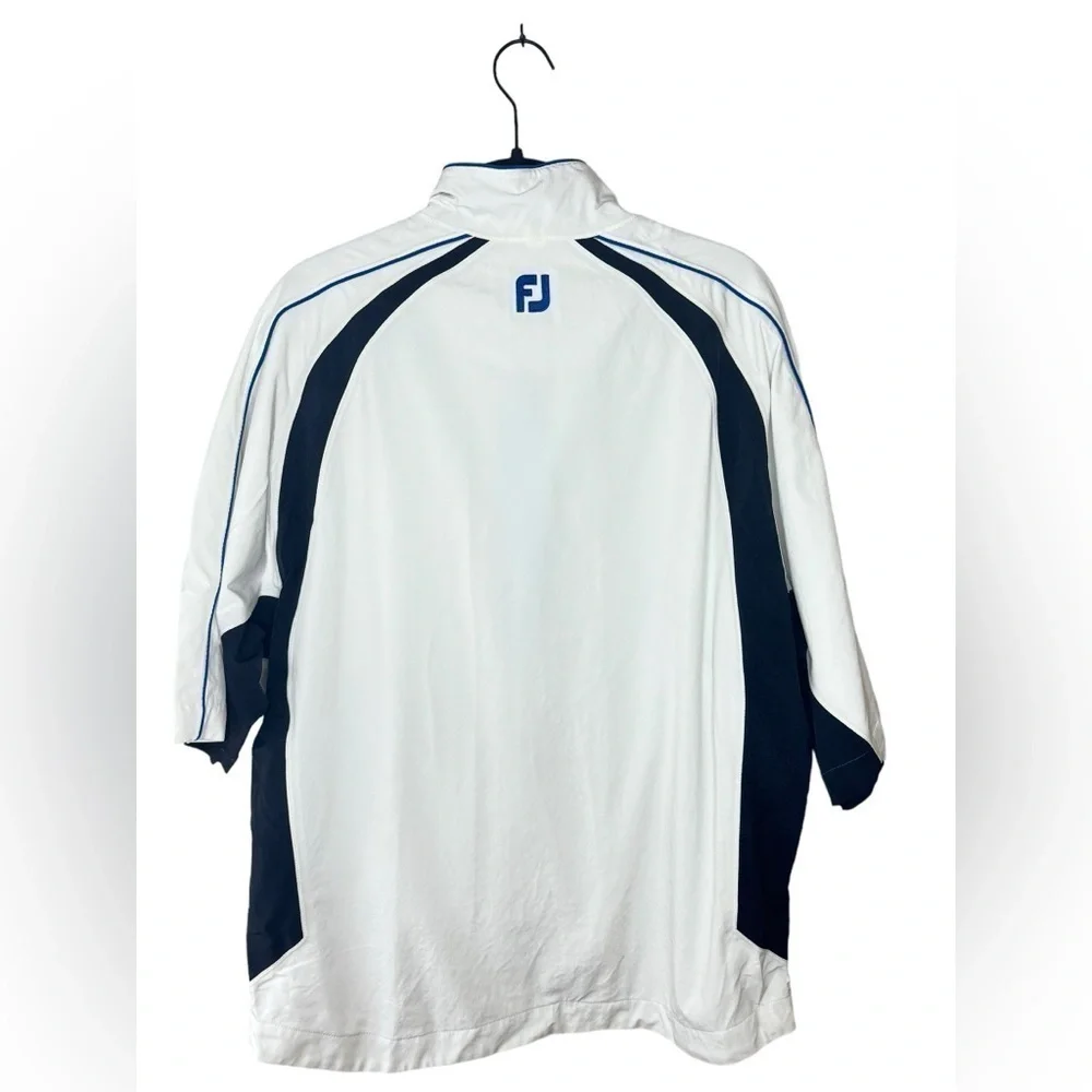 Footjoy Dryjoys FJ Tour Collection Windbreaker Golf Jacket Size M White